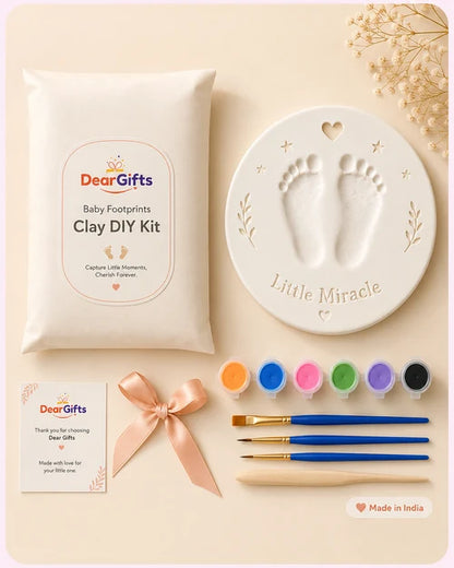 Baby Hand & Footprint Clay Kit — A Memory to Keep Forever