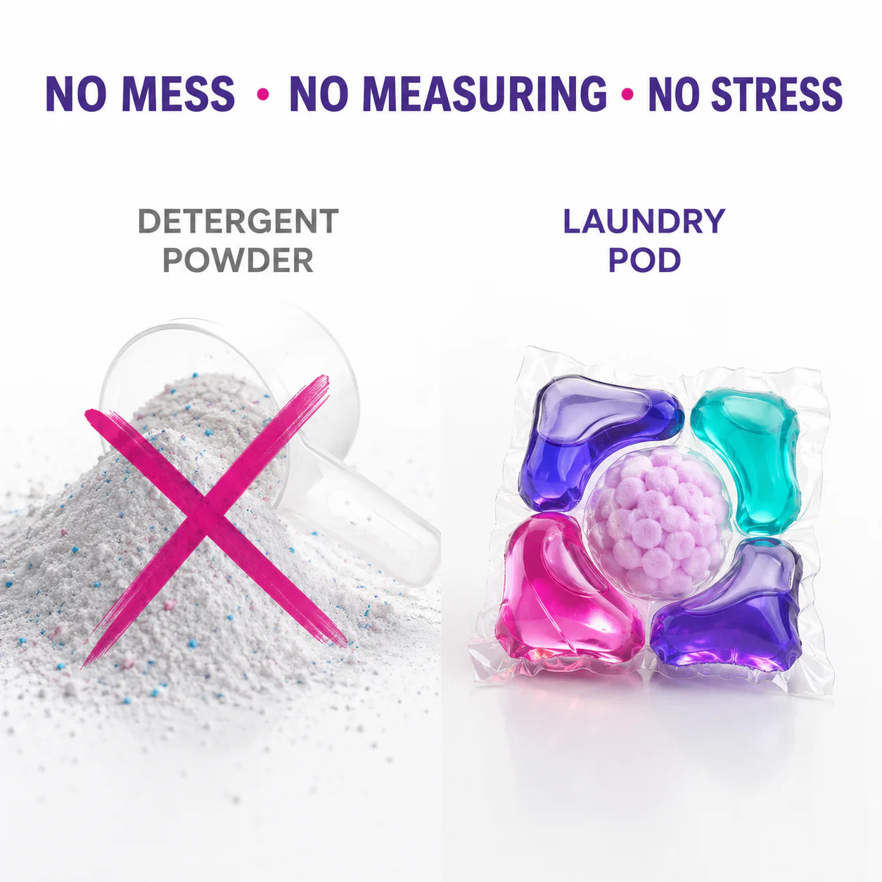 Velora™ 5-in-1 Laundry PowerPods Pro (Pack of 100)