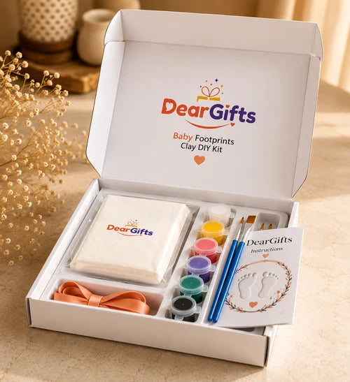 Baby Hand & Footprint Clay Kit — A Memory to Keep Forever